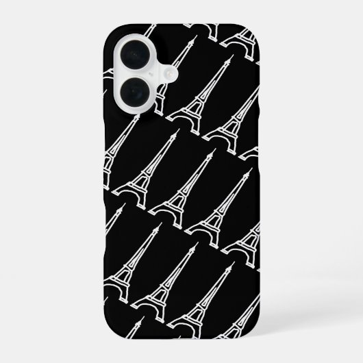 Coque iPhone 16 La Tour Eiffel (Verso)