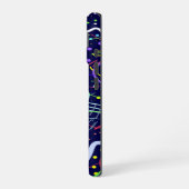 Coque iPhone 16 La vie dans l'espace (Côté gauche)