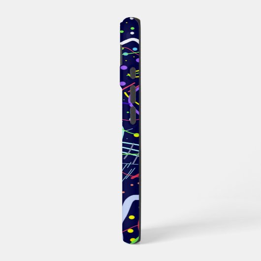 Coque iPhone 16 La vie dans l'espace (Côté gauche)