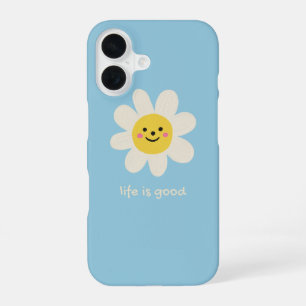 Coque iPhone 16 La vie est belle coquette housse iphone 16 fleur.