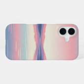 Coque iPhone 16 Lac Calme Vintage (Verso Horizontal)