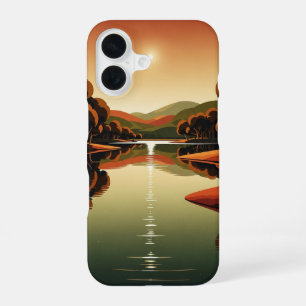 Coque iPhone 16 Lagon Chaud Vintage