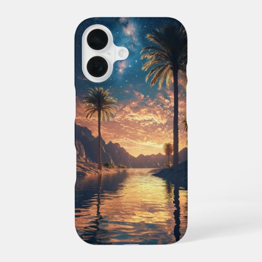 Coque iPhone 16 Lagune de rêves (Verso)
