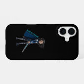 Coque iPhone 16 Lame de Courage (Verso Horizontal)