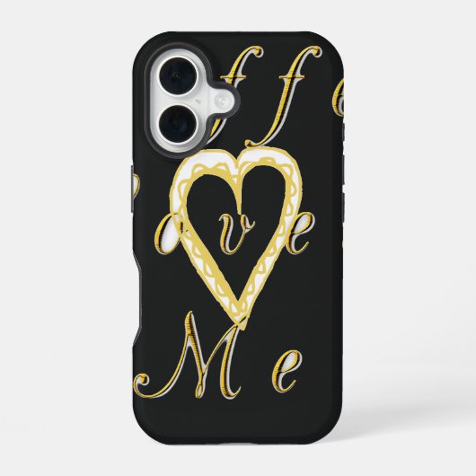 Coque iPhone 16 L'amour de café me. (Verso)