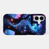 Coque iPhone 16 L'Amour Lumineux : "Nuits Nonnes et Rêves Intermin (Verso Horizontal)