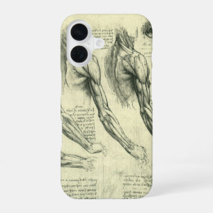 Coque iPhone 16 L'anatomie du bras et de l'épaule de Léonard de Vi