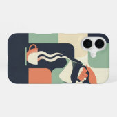 Coque iPhone 16 Lanceur Rétro Versant dans une Tasse (Verso Horizontal)