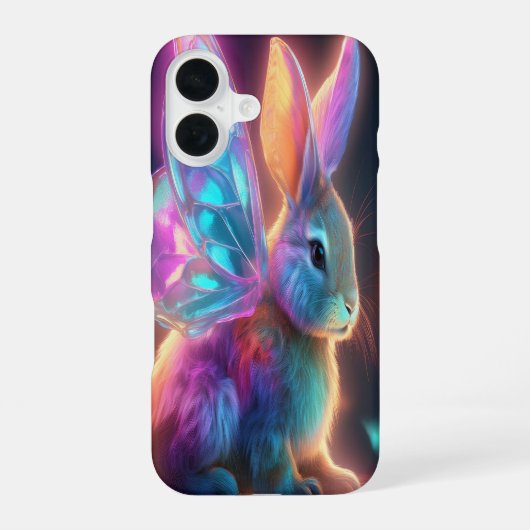 Coque iPhone 16 Lapin Crystal (Verso)