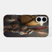 Coque iPhone 16 Lapin Steampunk (Verso Horizontal)