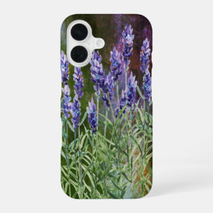 Coque iPhone 16 Lavande peinte avec aquarelles