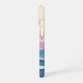 Coque iPhone 16 Lavande Tide Fluide Abstrait Côtier (Côté gauche)