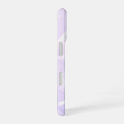 Coque iPhone 16 Lavender Polygon Geometric (Côté droit)