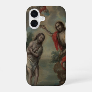 Coque iPhone 16 Le Baptême du Christ par Nicolás Enríquez