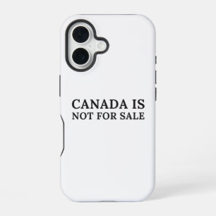 Coque iPhone 16 Le Canada n'est pas à vendre - Message politique