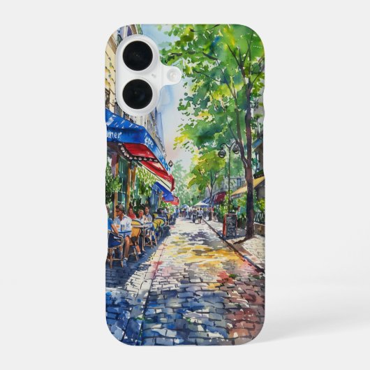 Coque iPhone 16 Le Charmant Café (Verso)
