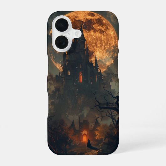 Coque iPhone 16 Le château gothique (Verso)
