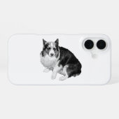 Coque iPhone 16 Le Corgi Night-Quiet (Verso Horizontal)
