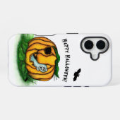 Coque iPhone 16 Le fantôme d'Halloween, chauve-souris, fantôme et  (Verso Horizontal)