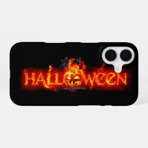 Coque iPhone 16 Le lettrage de SlipperyJoe's Halloween massivement