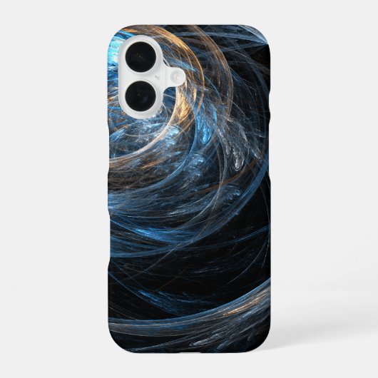 Coque iPhone 16 Le monde de l'art Abstrait (Verso)