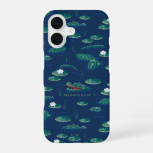 Coque iPhone 16 Le motif de lagune d'alligator de The White Lotus