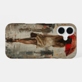 Coque iPhone 16 Le Parapluie Rouge (Verso Horizontal)
