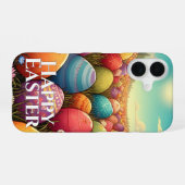 Coque iPhone 16 Le Pays de Pâques Magique (Verso Horizontal)