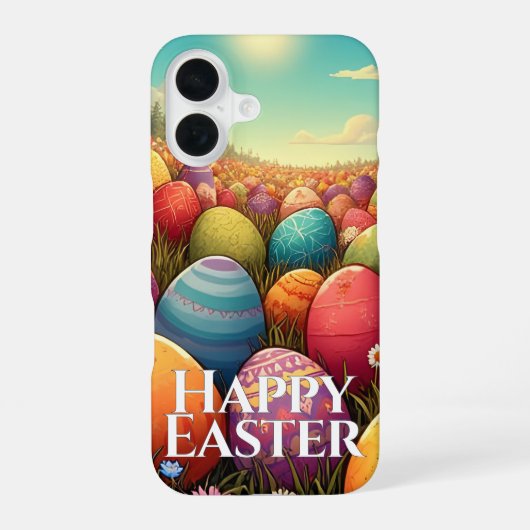 Coque iPhone 16 Le Pays de Pâques Magique (Verso)