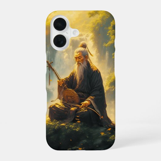 Coque iPhone 16 Le Shan Shui de l'ermite (Verso)