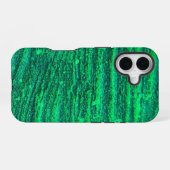 Coque iPhone 16 Le vert Barkery_Neon (Verso Horizontal)