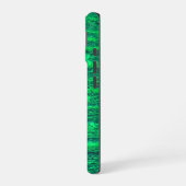 Coque iPhone 16 Le vert Barkery_Neon (Côté gauche)
