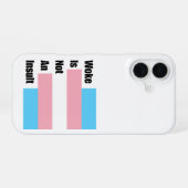 Coque iPhone 16 Le Woke N'Est Pas Un Insulte (Verso Horizontal)