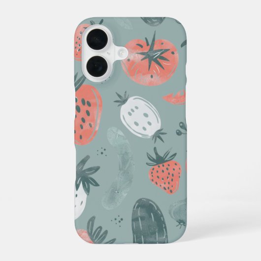 Coque iPhone 16 Légumes à main (Verso)