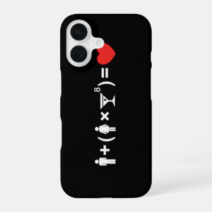 Coque iPhone 16 L'équation d'amour pour les femmes