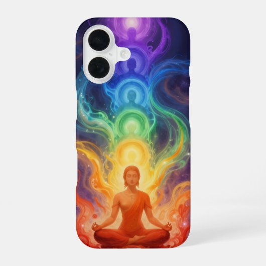 Coque iPhone 16 Les 7 Chakras (Verso)