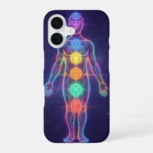 Coque iPhone 16 Les 7 Chakras´2 (Verso)