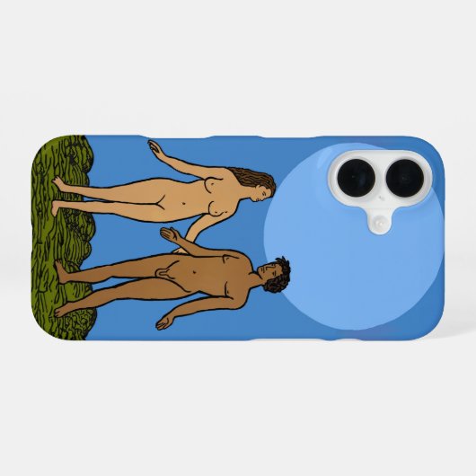 Coque iPhone 16 Les amoureux (Verso Horizontal)