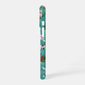 Coque iPhone 16 LES BARBETS Aqua (Côté gauche)