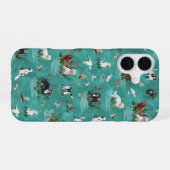 Coque iPhone 16 LES BARBETS Aqua (Verso Horizontal)