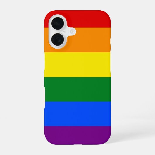 Coque iPhone 16 Les couleurs de l'arc-en-ciel (Verso)