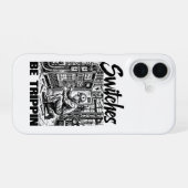Coque iPhone 16 Les interrupteurs déconnent Ingénieur électricien (Verso Horizontal)