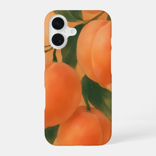 Coque iPhone 16 Les pêches (Verso)