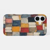 Coque iPhone 16 Les piles de Bibliophile (Verso Horizontal)