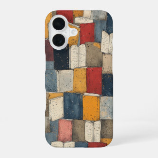 Coque iPhone 16 Les piles de Bibliophile
