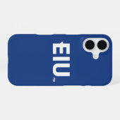 Coque iPhone 16 LETTRE bloc EIU (Verso Horizontal)