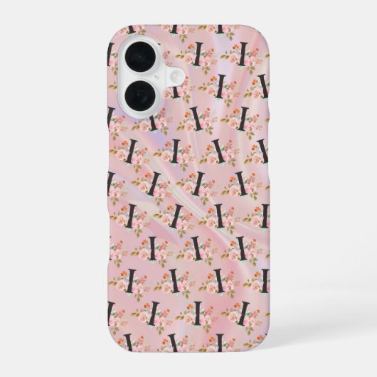 Coque iPhone 16 Lettre I (Verso)