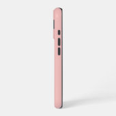 Coque iPhone 16 LETTRE INITIALE MINIMALE MONOGRAPHIQUE rose modern (Côté gauche)