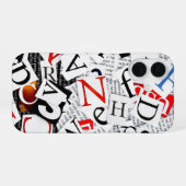 Coque iPhone 16 Lettres (Verso Horizontal)