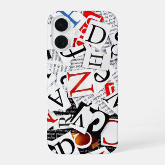 Coque iPhone 16 Lettres